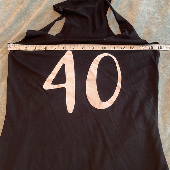 Black *40* Birthday Tank Top 🎉 - Picture 6 of 7